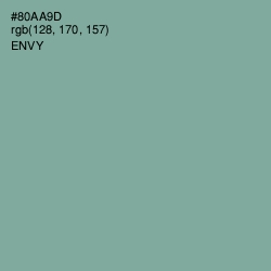 #80AA9D - Envy Color Image