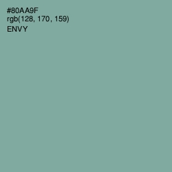 #80AA9F - Envy Color Image