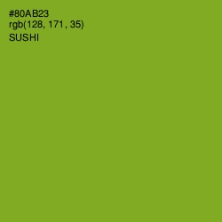 #80AB23 - Sushi Color Image