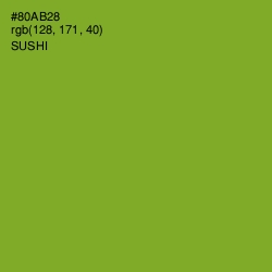 #80AB28 - Sushi Color Image