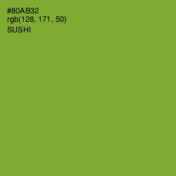 #80AB32 - Sushi Color Image