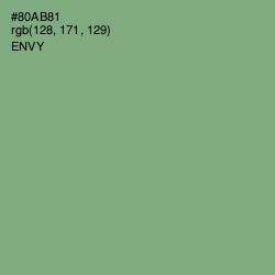 #80AB81 - Envy Color Image