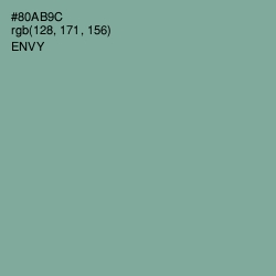 #80AB9C - Envy Color Image