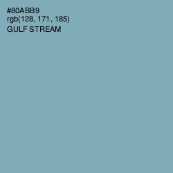 #80ABB9 - Gulf Stream Color Image