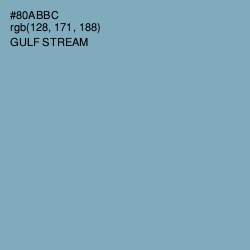 #80ABBC - Gulf Stream Color Image