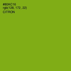 #80AC16 - Citron Color Image