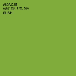 #80AC3B - Sushi Color Image