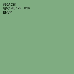 #80AC81 - Envy Color Image