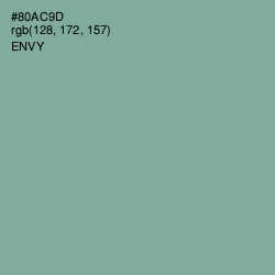 #80AC9D - Envy Color Image