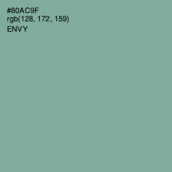 #80AC9F - Envy Color Image