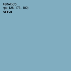 #80ADC0 - Nepal Color Image