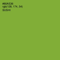 #80AE36 - Sushi Color Image