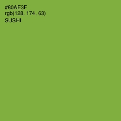 #80AE3F - Sushi Color Image