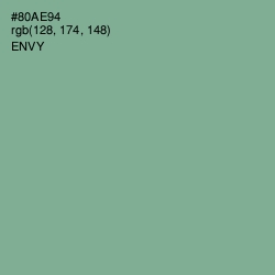 #80AE94 - Envy Color Image