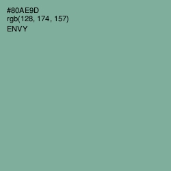 #80AE9D - Envy Color Image