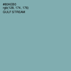 #80AEB0 - Gulf Stream Color Image