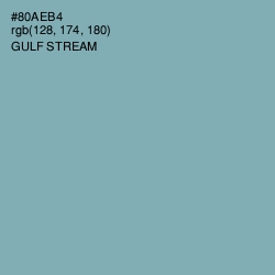 #80AEB4 - Gulf Stream Color Image