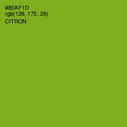 #80AF1D - Citron Color Image