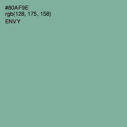 #80AF9E - Envy Color Image