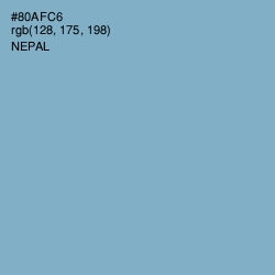 #80AFC6 - Nepal Color Image