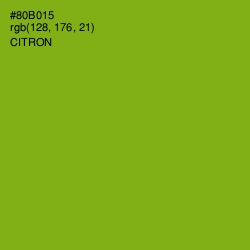 #80B015 - Citron Color Image