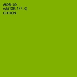 #80B100 - Citron Color Image