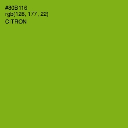 #80B116 - Citron Color Image