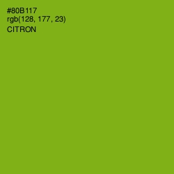 #80B117 - Citron Color Image