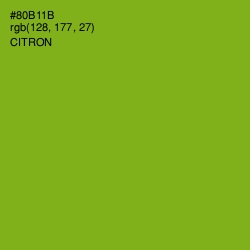 #80B11B - Citron Color Image