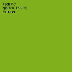 #80B11C - Citron Color Image