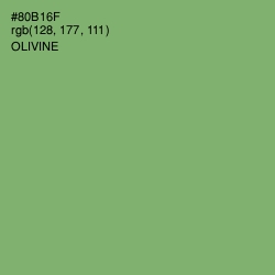 #80B16F - Olivine Color Image