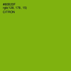 #80B20F - Citron Color Image