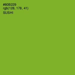 #80B229 - Sushi Color Image