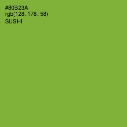 #80B23A - Sushi Color Image