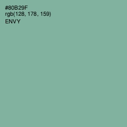 #80B29F - Envy Color Image