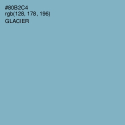 #80B2C4 - Glacier Color Image