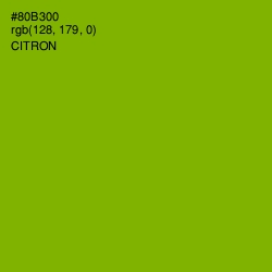 #80B300 - Citron Color Image