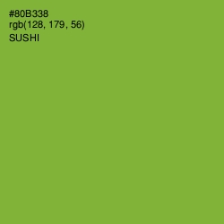#80B338 - Sushi Color Image