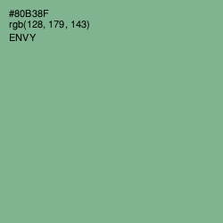 #80B38F - Envy Color Image