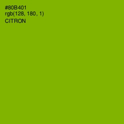 #80B401 - Citron Color Image