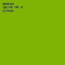 #80B404 - Citron Color Image