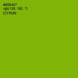 #80B407 - Citron Color Image