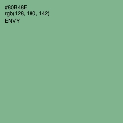 #80B48E - Envy Color Image