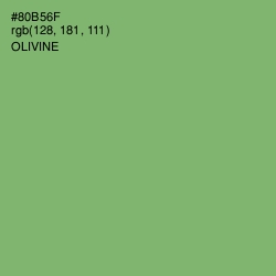 #80B56F - Olivine Color Image