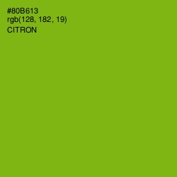 #80B613 - Citron Color Image