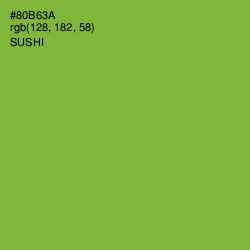 #80B63A - Sushi Color Image