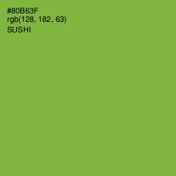 #80B63F - Sushi Color Image