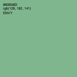 #80B68D - Envy Color Image