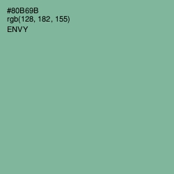 #80B69B - Envy Color Image