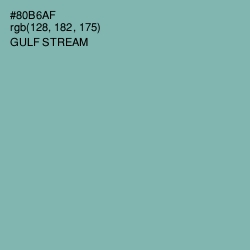 #80B6AF - Gulf Stream Color Image